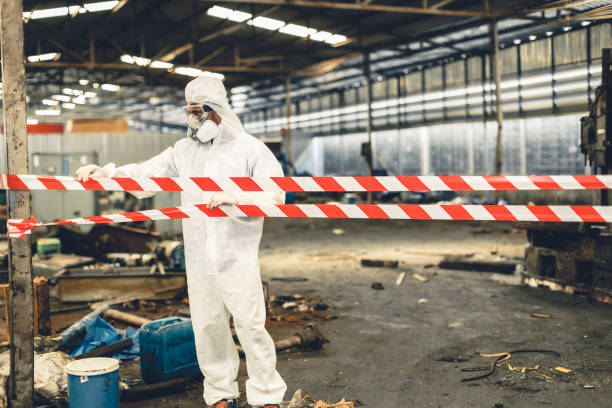 Professional Drug Lab Cleanup technician working in Reading, MI